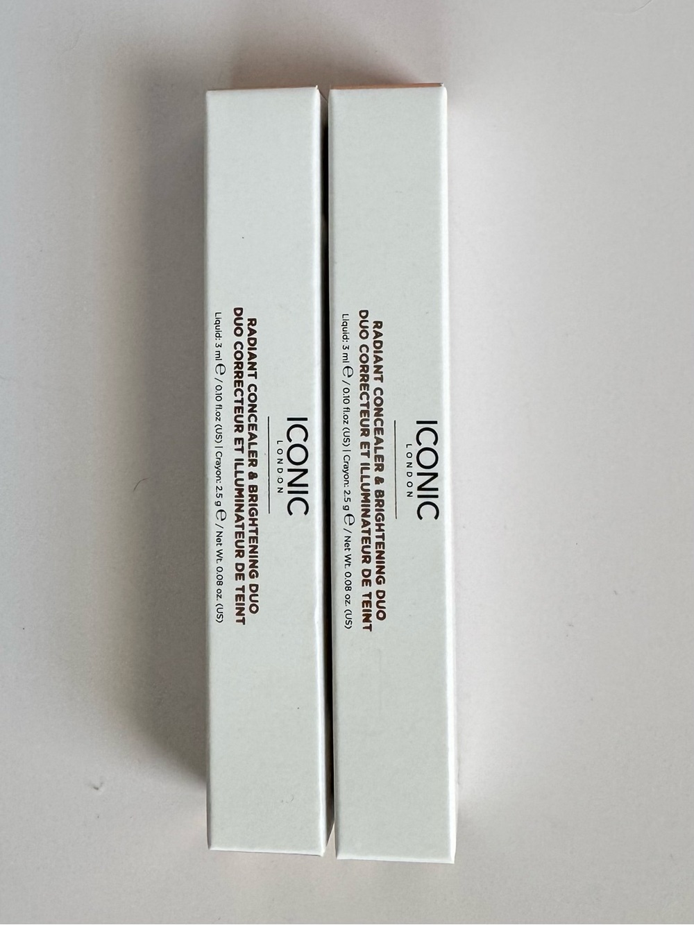 ICONIC London Radiant Concealer & Brightening Duo Neutral Tan – 2 Pack
